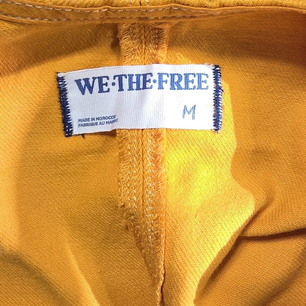 We The Free Vibrant Orange Jumpsuit SZ M NWT - Picture 4 of 5